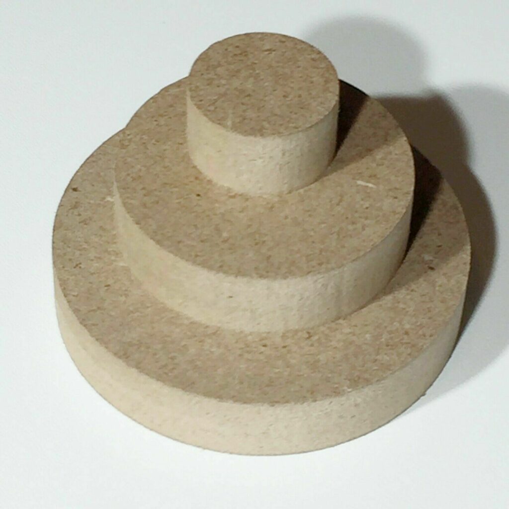 Runde Holzscheiben 4mm Stärke – Sperrholz Kreise Zum Basteln, Durchmesser 50-200mm (hier: 200mm), Made In Germany